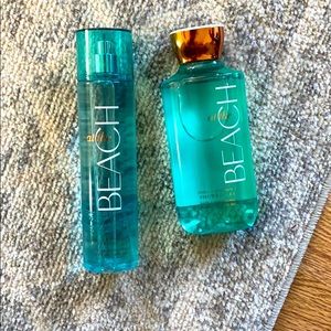Bath and body works spray and body wash